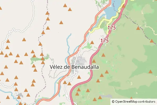 Karte Vélez de Benaudalla