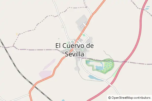 Karte El Cuervo de Sevilla