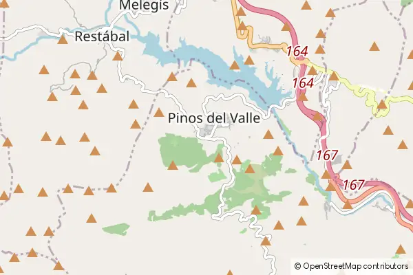 Karte Pinos del Valle