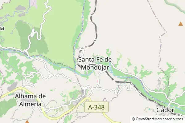 Karte Santa Fe de Mondújar