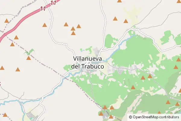 Karte Villanueva del Trabuco