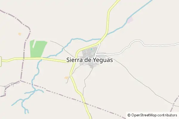 Karte Sierra de Yeguas