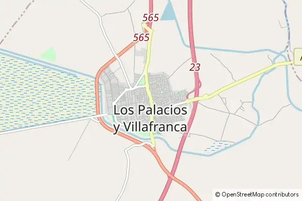 Karte Los Palacios y Villafranca