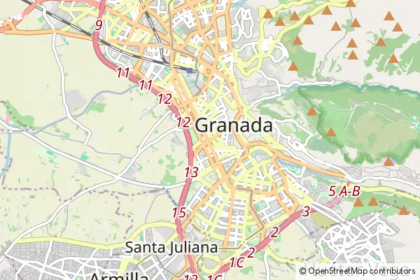 Karte Sierra Nevada Nationalpark