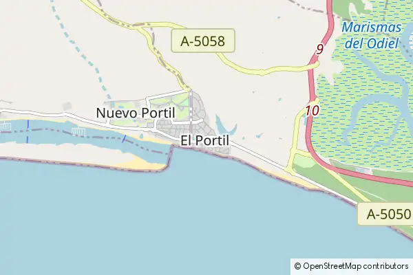Karte El Portil