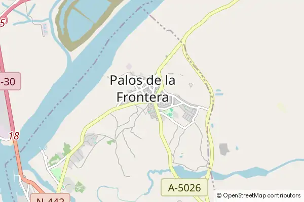 Karte Palos de la Frontera