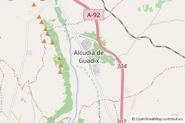 Karte Alcudia de Gaudix