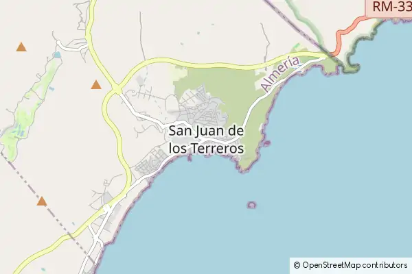 Karte San Juan de los Terreros