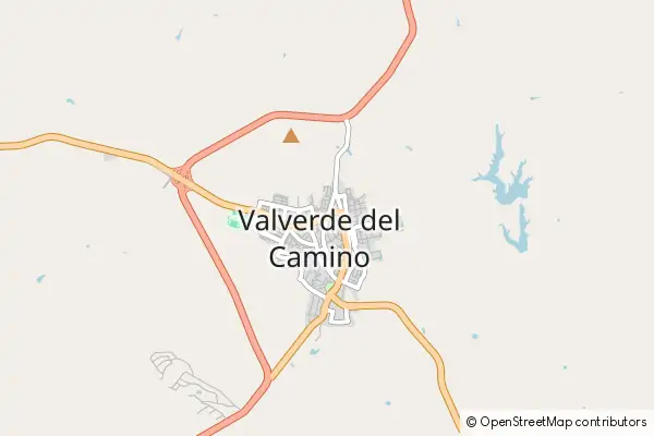 Karte Valverde del Camino