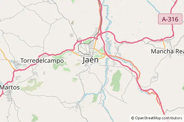 Karte Jaén