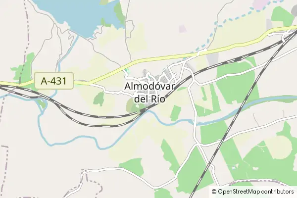 Karte Almodóvar del Río