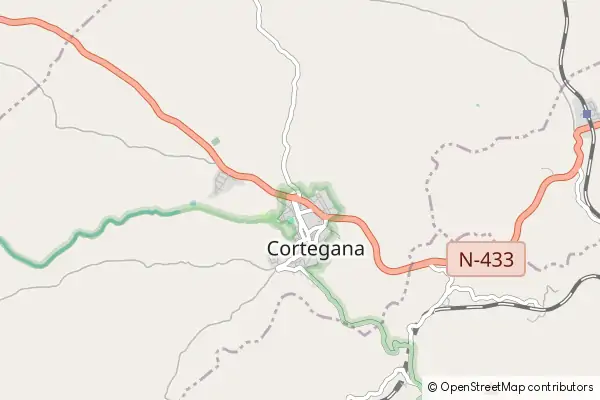 Karte Cortegana