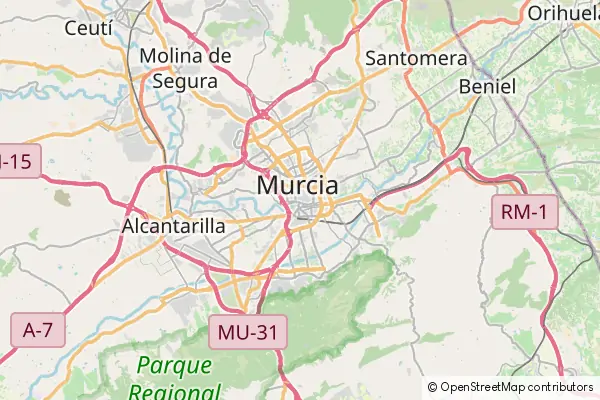 Karte Murcia