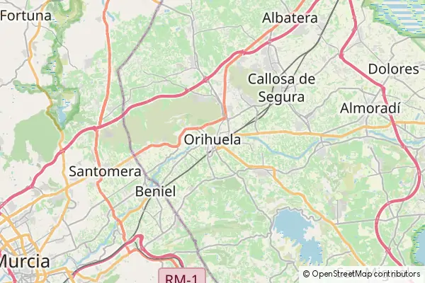 Karte Orihuela