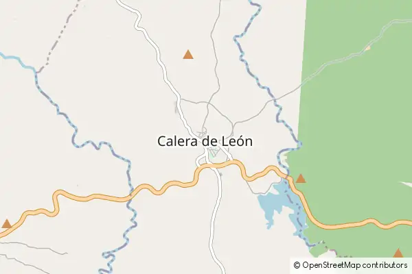 Karte Calera de León