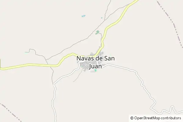 Karte Navas de San Juan