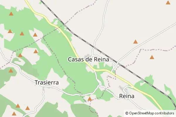 Karte Casas de Reina