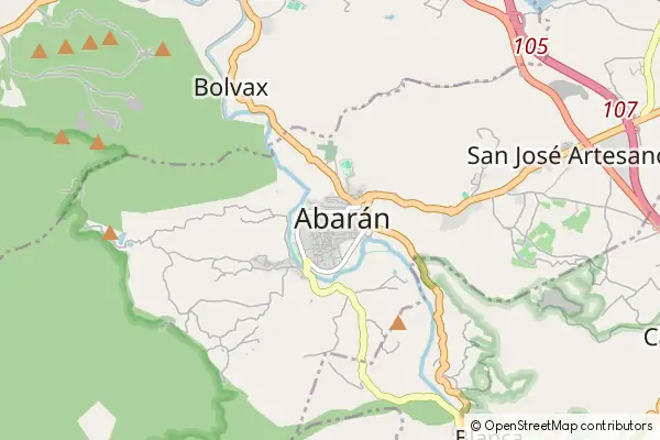 Karte Abarán