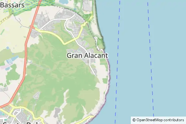 Karte Gran Alacant