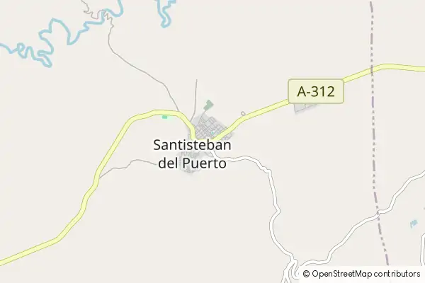 Karte Santisteban del Puerto