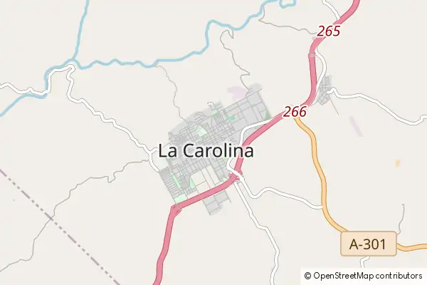 Karte La Carolina