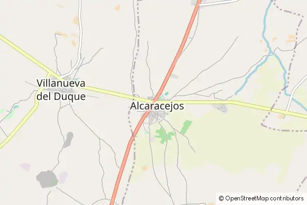 Karte Alcaracejos