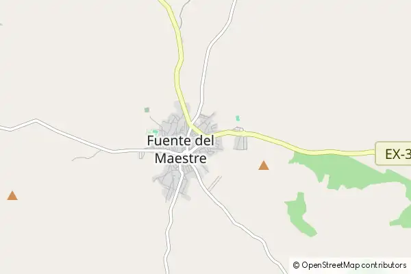 Karte Fuente del Maestre