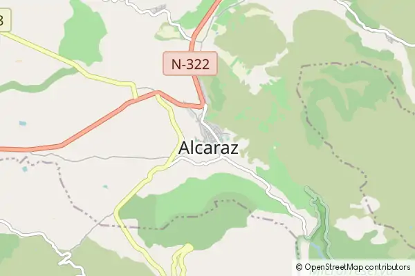 Karte Alcaraz