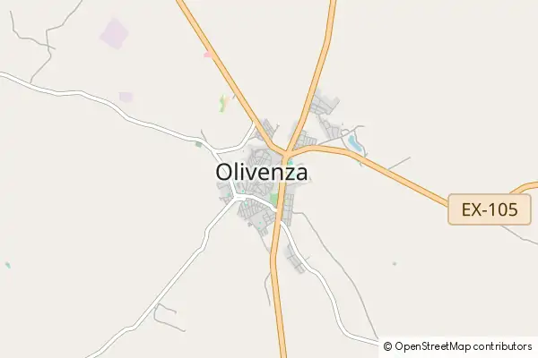 Karte Olivenza