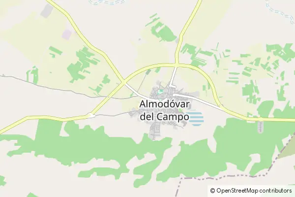 Karte Almodóvar del Campo