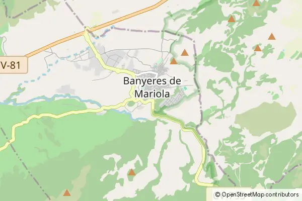 Karte Banyeres de Mariola