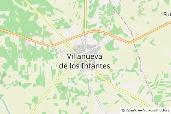 Karte Villanueva de los Infantes