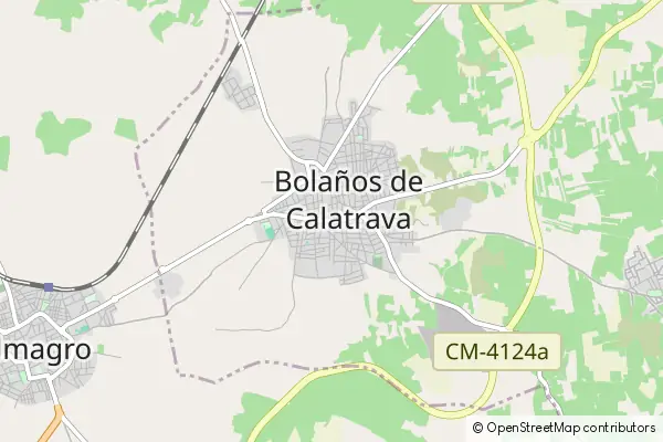 Karte Bolaños de Calatrava