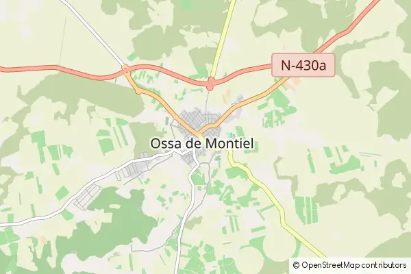 Karte Ossa de Montiel