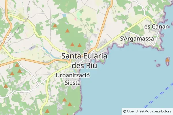 Karte Santa Eulalia del Rio