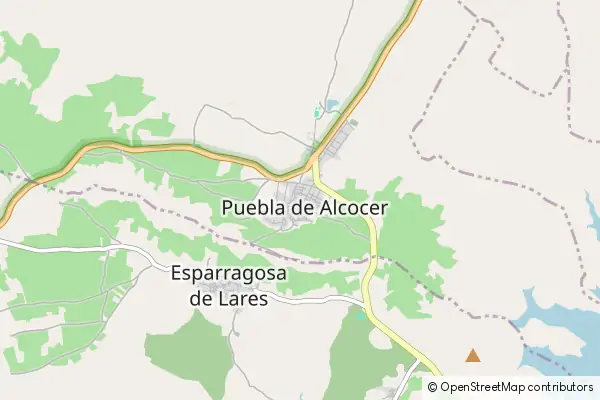 Karte Puebla de Alcocer