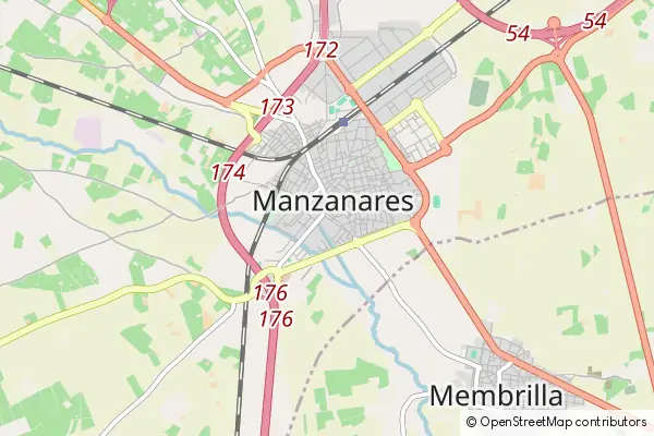 Karte Manzanares