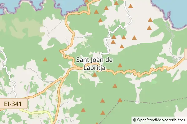 Karte San Juan Bautista