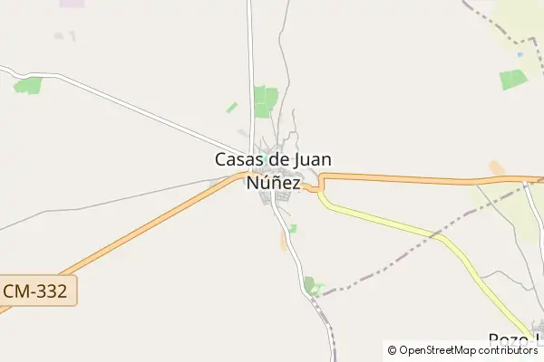 Karte Casas de Juan Núñez