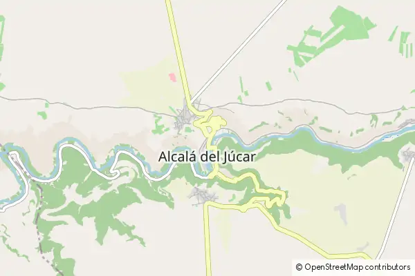 Karte Alcalá del Júcar