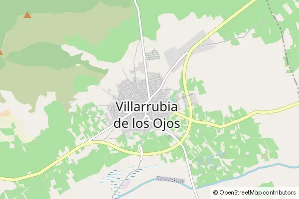 Karte Villarrubia de los Ojos