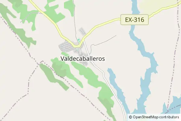 Karte Valdecaballeros