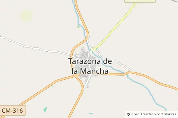 Karte Tarazona de la Mancha