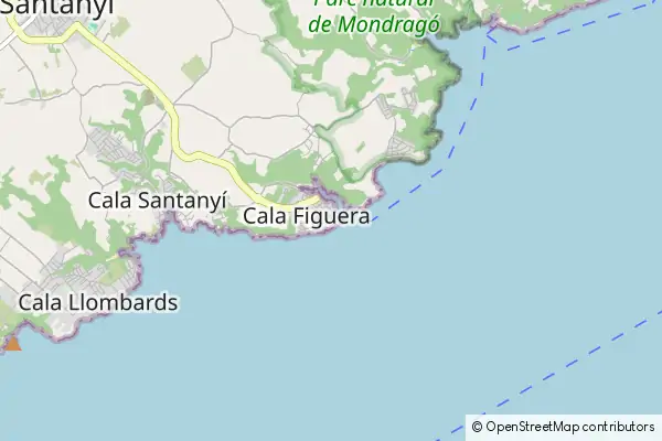 Karte Cala Figuera
