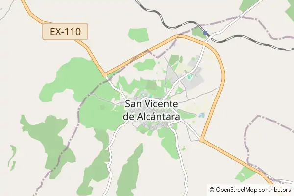 Karte San Vicente de Alcántara