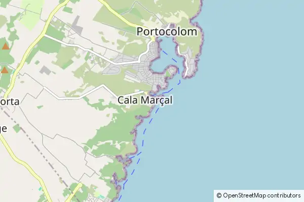 Karte Cala Marcal
