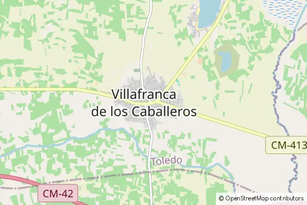 Karte Villafranca de los Caballeros