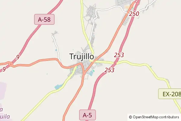 Karte Trujillo