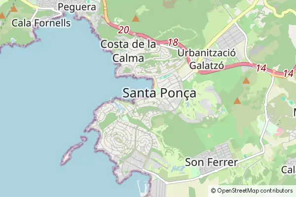 Karte Santa Ponça