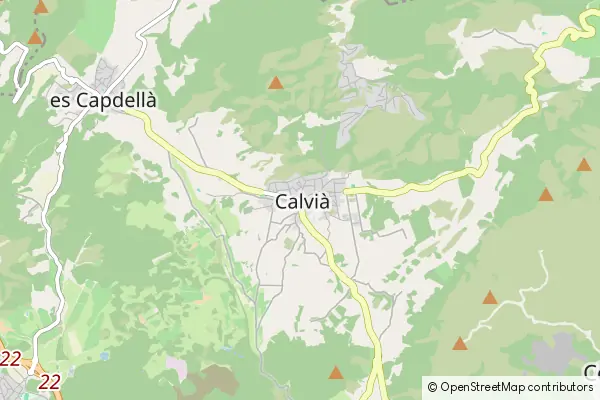 Karte Calvià
